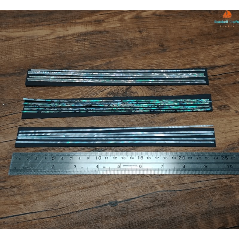Paua Abalone Shell Inlay Strips Iridescent Mother Of Pearl For Guitar DIY Crafts 0