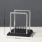 Newtons Cradle Steel Balance Desk Toy Classic Physics Pendulum Decor 4