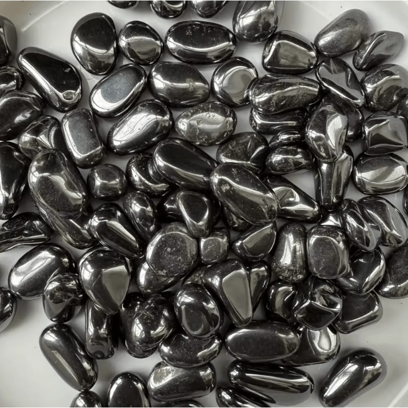 Polished Hematite Crystal Chips Natural Healing Stone For DIY Home Decor 4