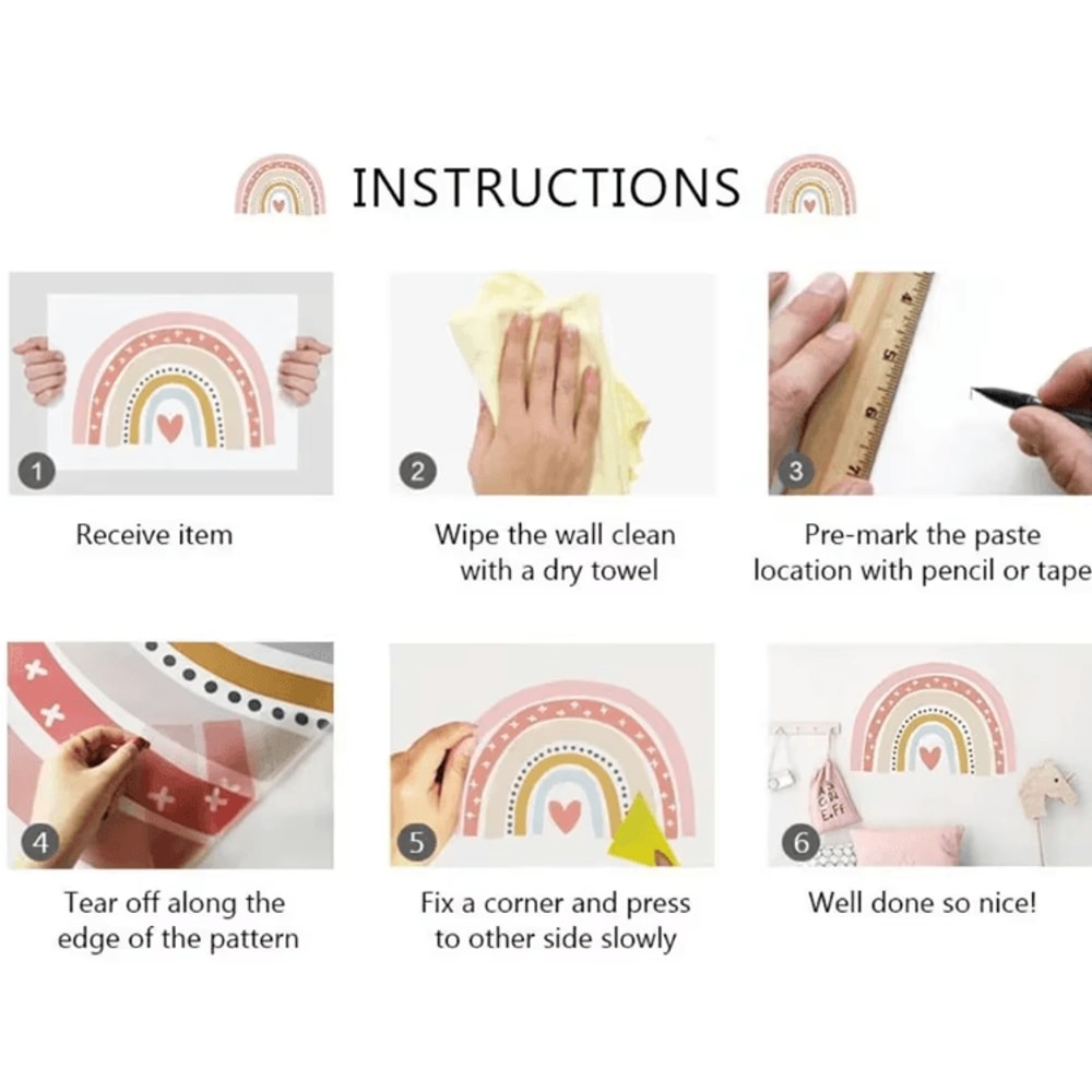 Watercolor Dinosaur Wall Stickers Jungle Adventure Nursery Kids Room Decor 4