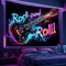 Neon Rock Guitar Tapestry UV Reactive Music Wall Art For Bedroom Studio Decor 0