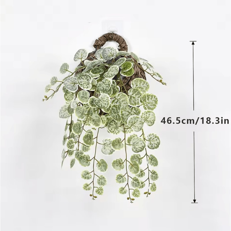 Artificial Eucalyptus Hanging Vine Realistic Wall Greenery For Home Event Decor 0