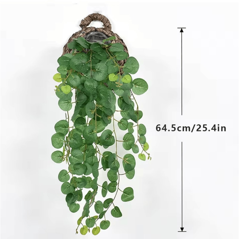 Artificial Eucalyptus Hanging Vine Realistic Wall Greenery For Home Event Decor 7