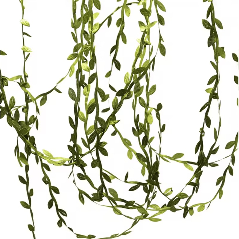 Silk Leaf Artificial Vine Garland Flexible Greenery Decor For DIY Home Styling 2