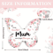 Butterfly Acrylic Plaque Gift For Mum Elegant Keepsake Desk Decor For Mothers Day Birthdays 1