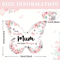 Butterfly Acrylic Plaque Gift For Mum Elegant Keepsake Desk Decor For Mothers Day Birthdays 1