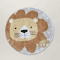 Cute Cartoon Lion Plush Rug Soft Round Animal Carpet For Kids Room Home Decor 2