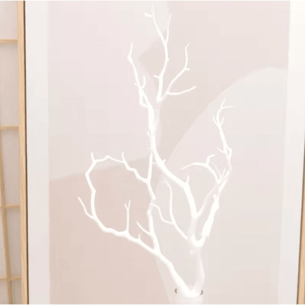 Gold Antler Branch Decor Glitter Artificial Twigs For DIY Crafts Holiday Styling 3