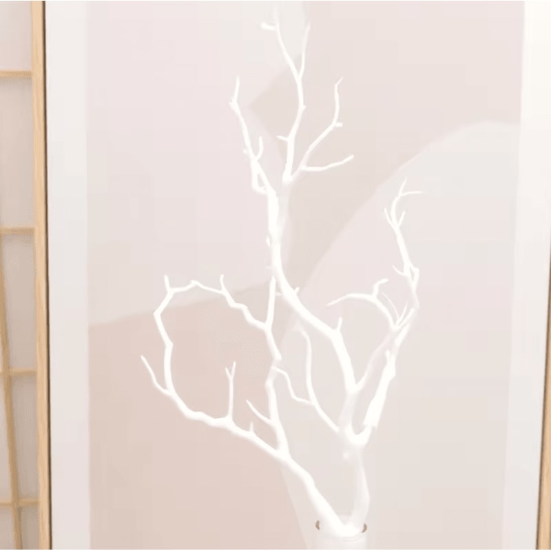 Gold Antler Branch Decor Glitter Artificial Twigs For DIY Crafts Holiday Styling 3