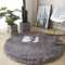 Fluffy Round Plush Rug Soft Shag Carpet For Kids Room Living Space Cozy Corners 0