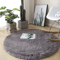 Fluffy Round Plush Rug Soft Shag Carpet For Kids Room Living Space Cozy Corners 0