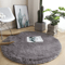 Fluffy Round Plush Rug Soft Shag Carpet For Kids Room Living Space Cozy Corners 2