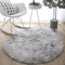 Fluffy Round Plush Rug Soft Shag Carpet For Kids Room Living Space Cozy Corners 4