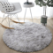 Fluffy Round Plush Rug Soft Shag Carpet For Kids Room Living Space Cozy Corners 4