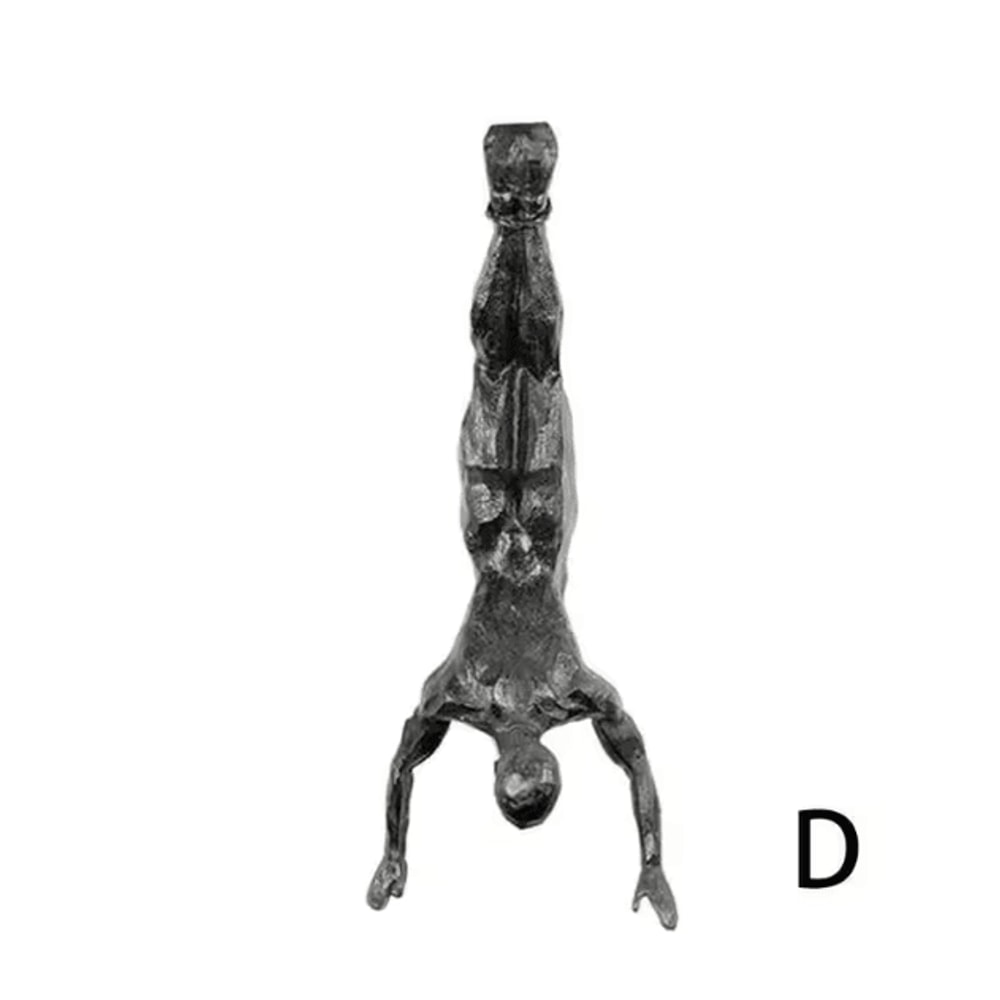 Modern Climbing Man Wall Sculpture Minimalist Resin Athlete Wall Art Decor 5