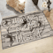 Rustic Wooden Box Trap Doormat Washable Absorbent Entryway Rug For Home Decor 0