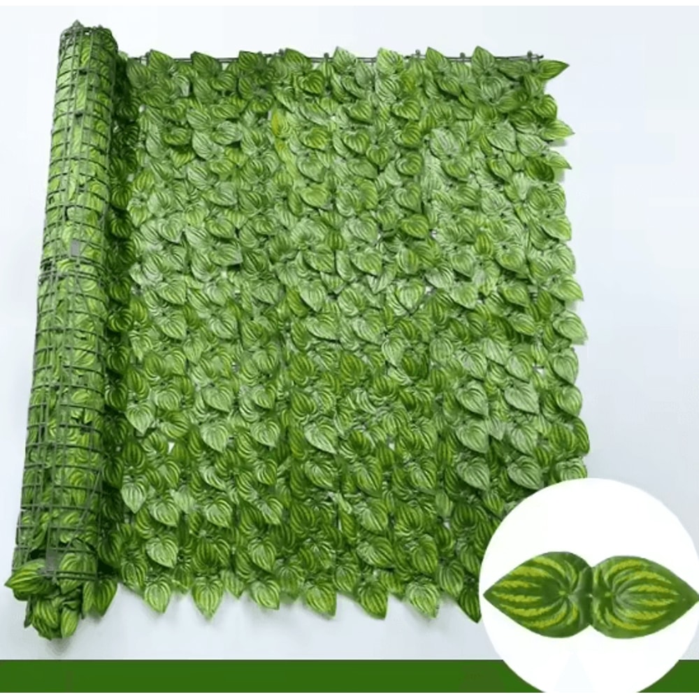 Artificial Ivy Fence Wall Panel Lush Green Privacy Screen For Home Balcony Garden 4