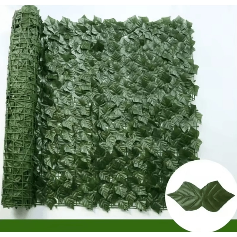 Artificial Ivy Fence Wall Panel Lush Green Privacy Screen For Home Balcony Garden 6