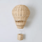 Handwoven Rattan Hot Air Balloon Wall Hanging Boho Nursery Decor For Baby Rooms 3