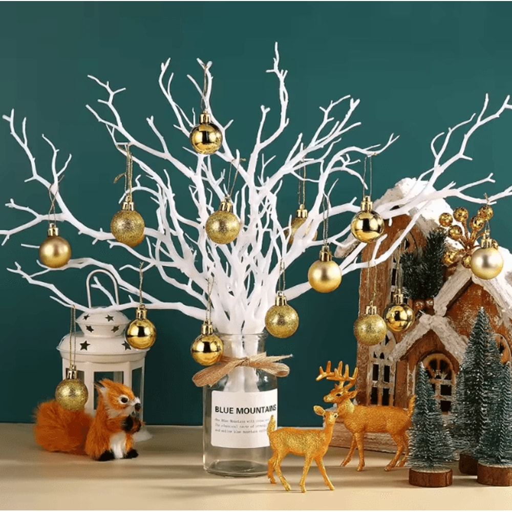 Artificial Antler Branch Decor Elegant Fake Twig Stems For Seasonal Table Home Styling 1