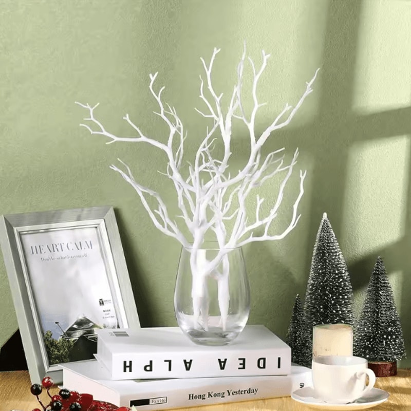 Artificial Antler Branch Decor Elegant Fake Twig Stems For Seasonal Table Home Styling 2