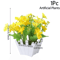 Mini Artificial Bonsai Plant Realistic Potted Greenery For Desk Home Decor 7