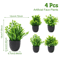Mini Artificial Bonsai Plant Realistic Potted Greenery For Desk Home Decor 10