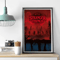Stranger Things Canvas Poster Retro TV Show Wall Art For Bedroom Cafe Decor 4