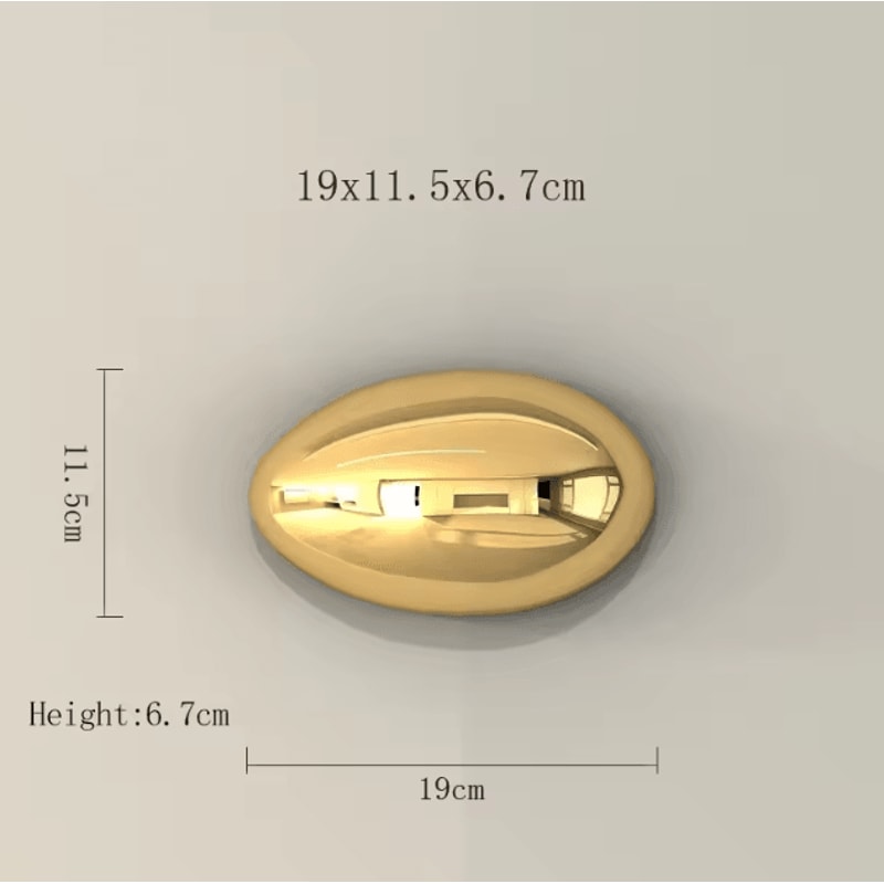 3D Simulation Stone Wall Pendant Modern Electroplated Wall Art For Living Room Decor 9