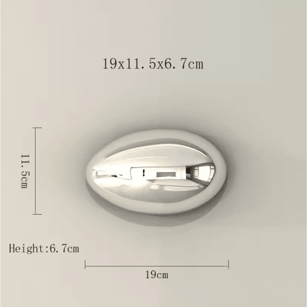 3D Simulation Stone Wall Pendant Modern Electroplated Wall Art For Living Room Decor 8