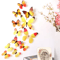 3D Butterfly Wall Stickers Set Elegant PVC Butterfly Wall Decals For Stylish Home Decor 6