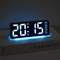 Digital LED Alarm Clock With Dual Alarms Night Light Modern Bedside Desk Clock With Date Display 0