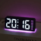 Digital LED Alarm Clock With Dual Alarms Night Light Modern Bedside Desk Clock With Date Display 4
