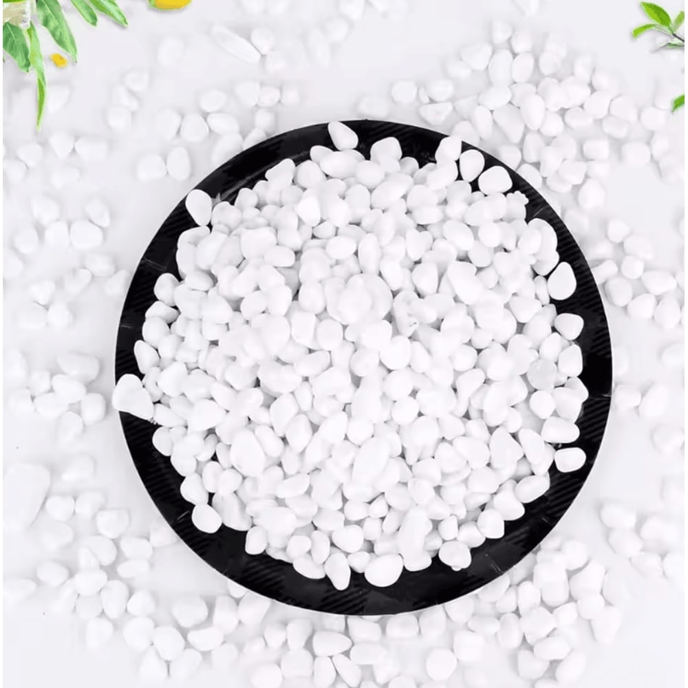 Mini Decorative Pebbles White Sand Set DIY Succulent Aquarium Garden Stone Decor 100500g 2