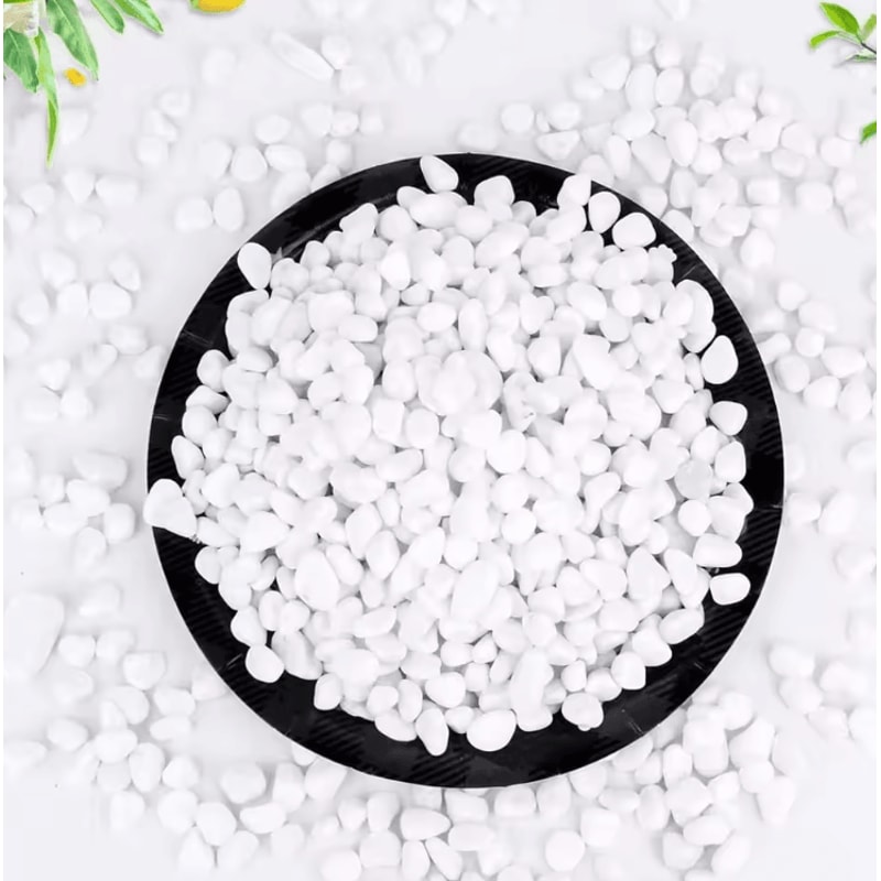 Mini Decorative Pebbles White Sand Set DIY Succulent Aquarium Garden Stone Decor 100500g 2