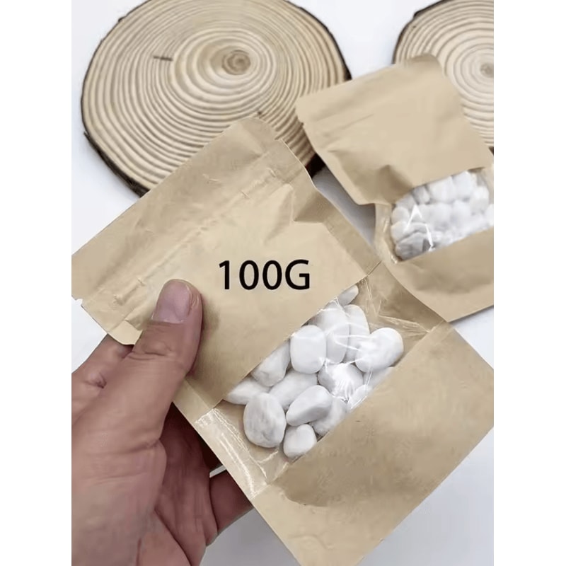 Mini Decorative Pebbles White Sand Set DIY Succulent Aquarium Garden Stone Decor 100500g 3