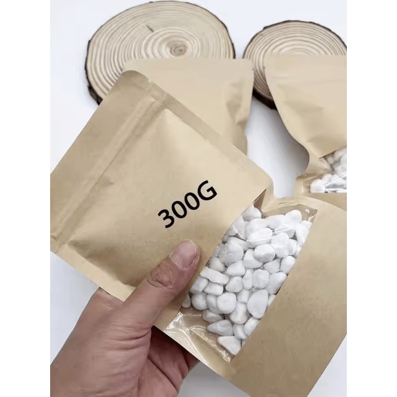 Mini Decorative Pebbles White Sand Set DIY Succulent Aquarium Garden Stone Decor 100500g 4