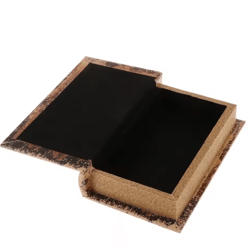 Vintage Decorative Storage Book Box Hidden Jewelry Key Organizer Case 2
