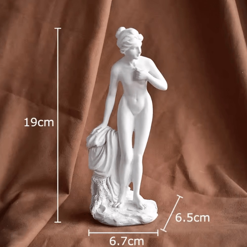 Mythological Venus Goddess Resin Statue Elegant Aesthetic Desk Room Decor 1