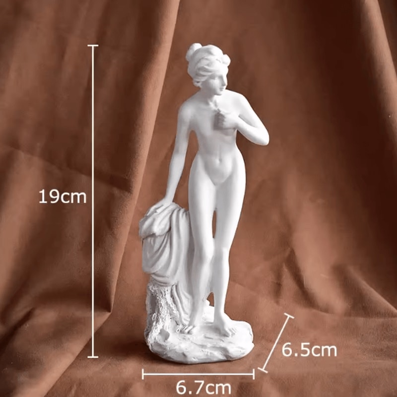 Mythological Venus Goddess Resin Statue Elegant Aesthetic Desk Room Decor 1
