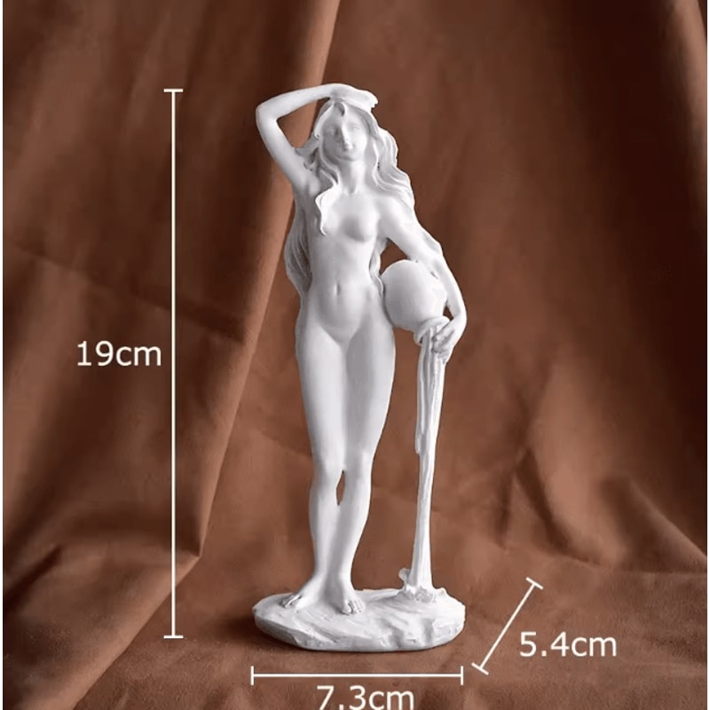 Mythological Venus Goddess Resin Statue Elegant Aesthetic Desk Room Decor 4