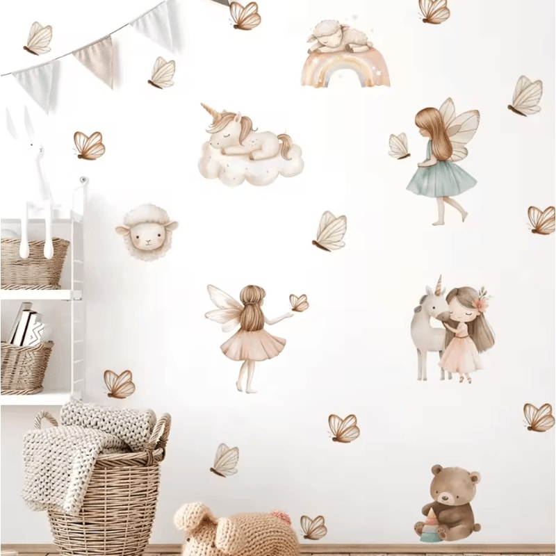 Turn Your Childs Room Into A Magical Dreamland With These Enchanting Unicorn Wall Stickers Designed 0
