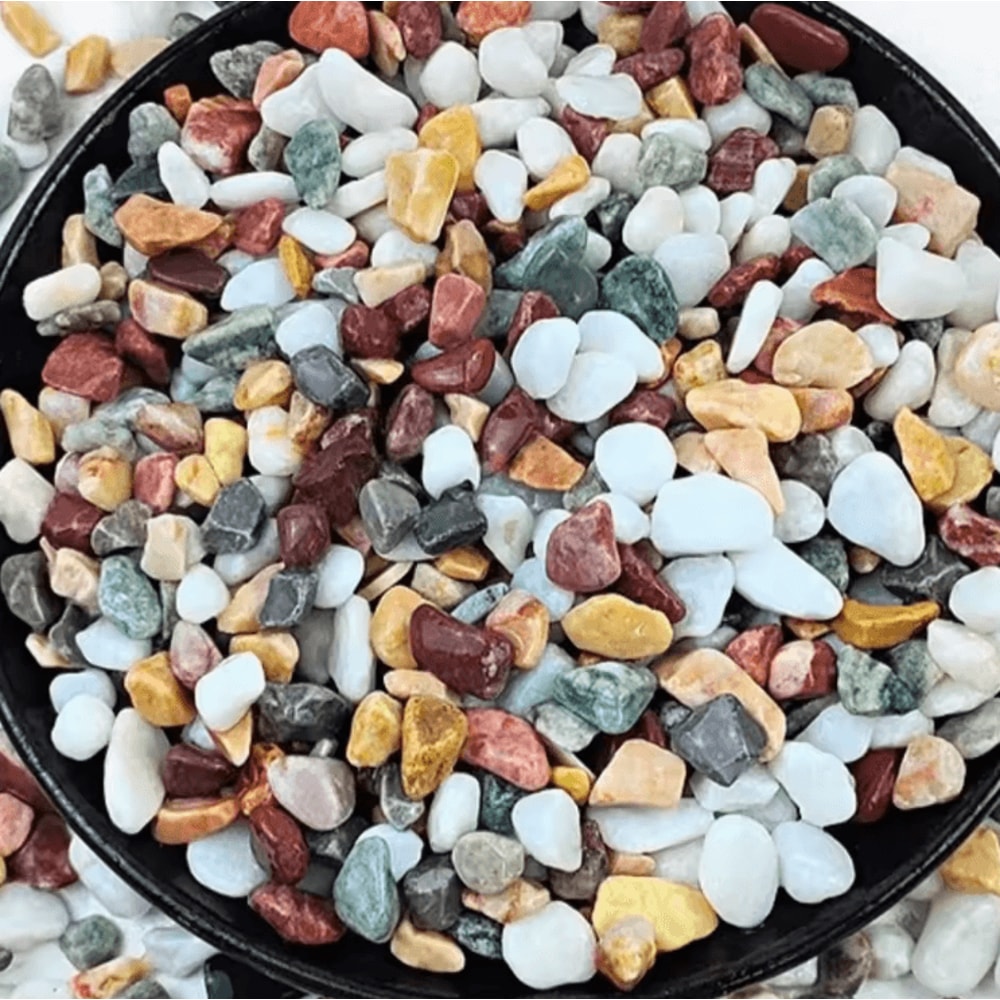 Natural Stone Gravel Pebbles Micro Landscape Garden Decor River Rocks Polished Stones Fish Tank Bot 0