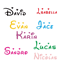 Personalized Kids Name Wall Sticker Custom Vinyl Nursery Bedroom Decor 0