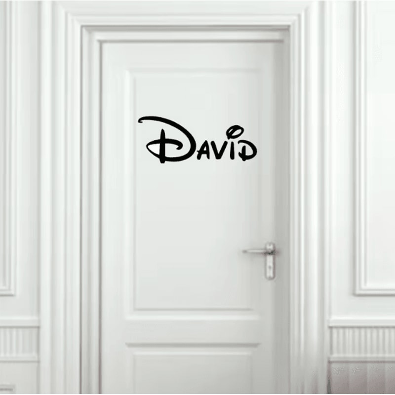 Personalized Kids Name Wall Sticker Custom Vinyl Nursery Bedroom Decor 1