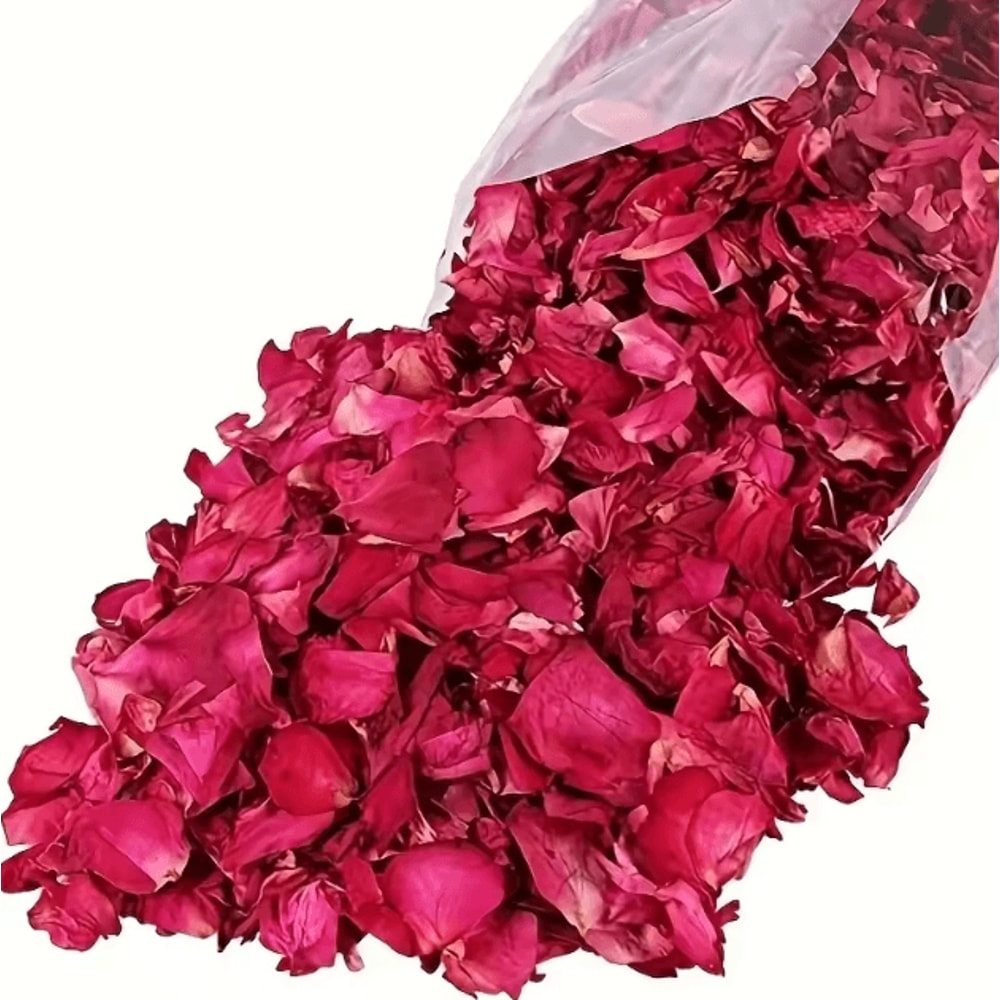 Natural Dried Rose Petals 500g Aromatherapy Bath Spa Wedding Decor Flowers 0