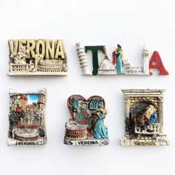 verona italy souvenir fridge magnet – vintage travel keepsake home decor