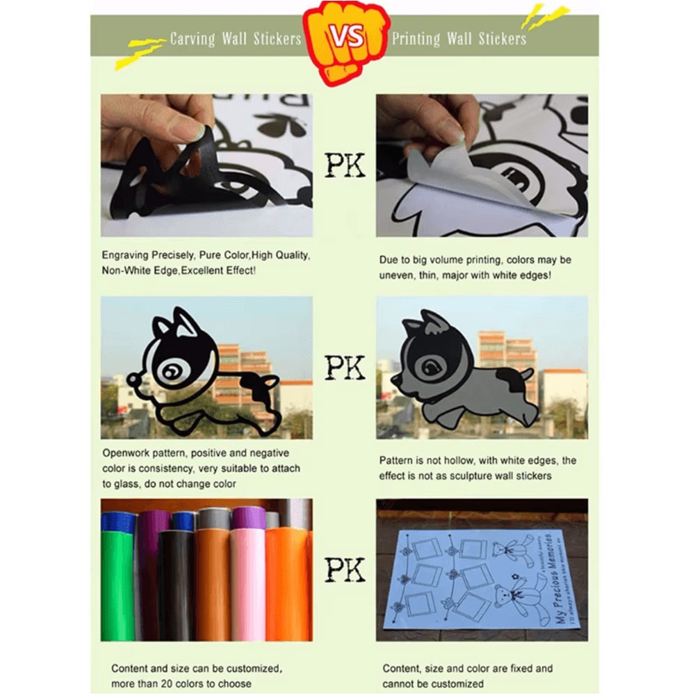 Personalized Name Wall Sticker Custom Vinyl Kids Room Nursery Decor 2