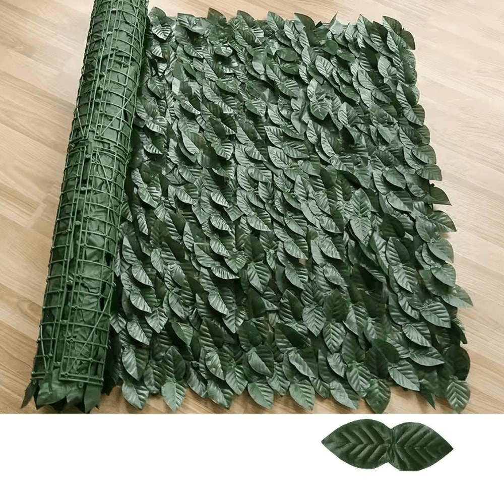 Artificial Ivy Leaf Fence Privacy Screen Balcony Garden Green Wall Decor 50 500cm 3