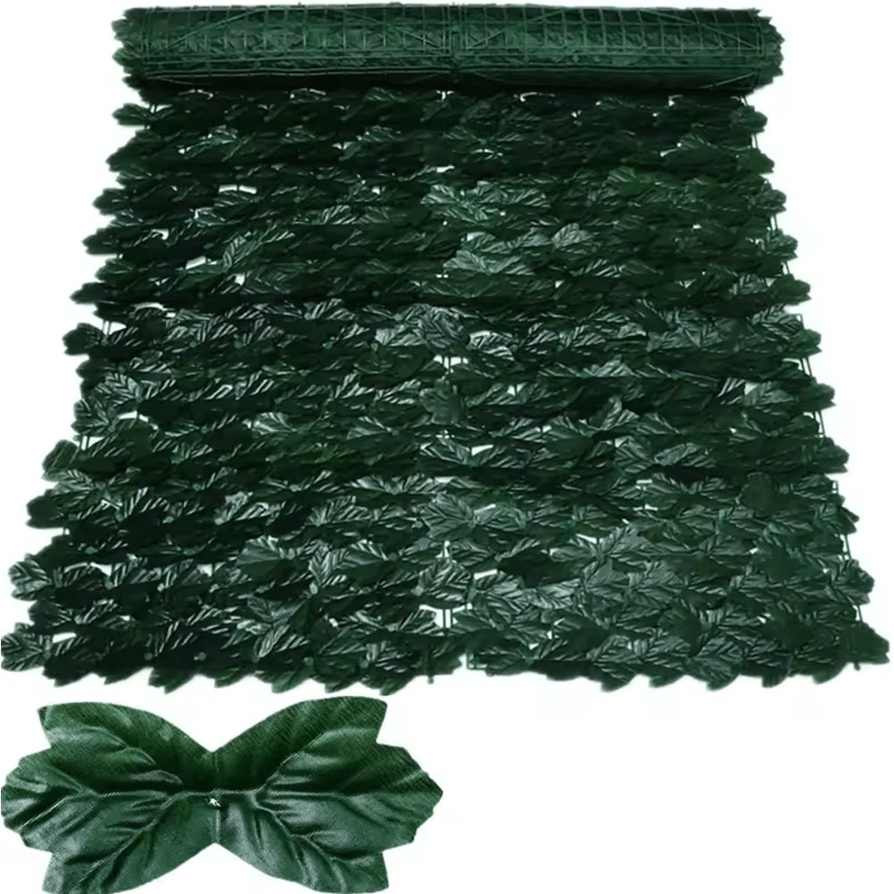 Artificial Ivy Leaf Fence Privacy Screen Balcony Garden Green Wall Decor 50 500cm 4